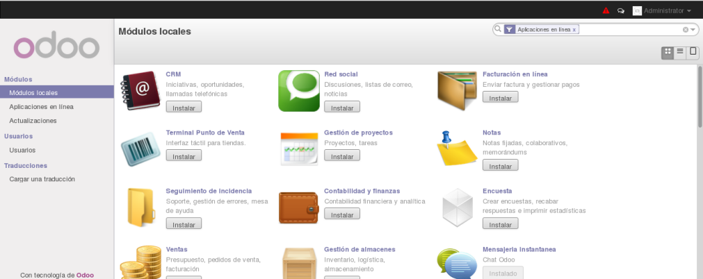 Implementación de ERP